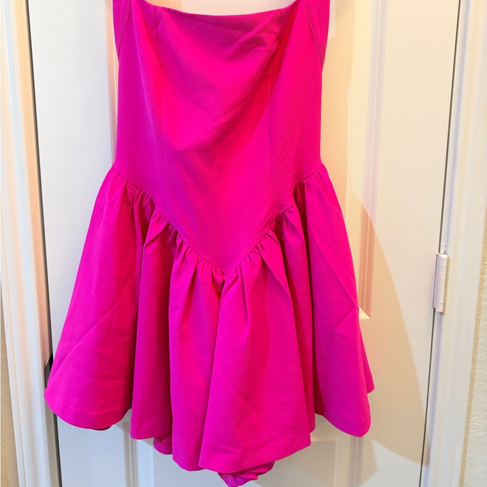 AKIRA Hot Pink Sleeveless Dress Mini Size Small - Picture 2 of 8
